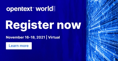 OpenText World 2021 – Be Digital